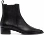 Scarosso Olivia leather ankle boots Black - Thumbnail 1
