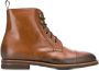 Scarosso Paolo Caramello lace-up boots Brown - Thumbnail 1