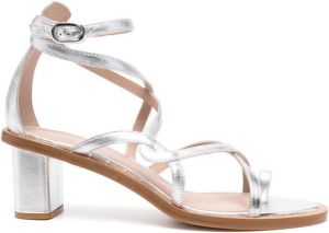 Scarosso Patty multi-strap sandals Silver
