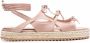 Scarosso Paula multi-tie espadrille sandals Pink - Thumbnail 1