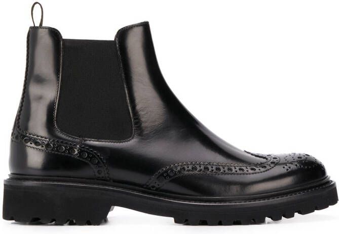 Scarosso Poppy chelsea boots Black