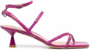 Scarosso Sally leather sandals Pink