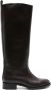 Scarosso Sofia leather knee-high boots Brown - Thumbnail 1
