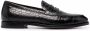 Scarosso Stefano crocodile-embossed loafers Black - Thumbnail 1