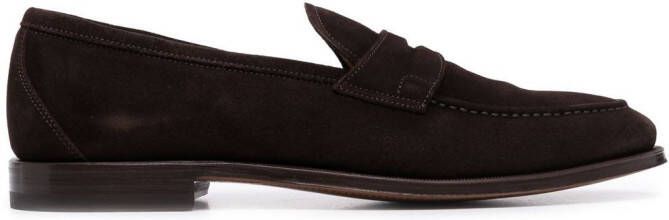 Scarosso Stefano suede loafers Brown