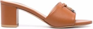 Scarosso Sveva leather sandals Brown