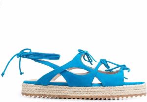 Scarosso Sweet Lace sandals Blue