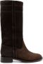 Scarosso Tess 30mm suede boots Brown - Thumbnail 1