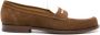 Scarosso two-tone suede loafers Brown - Thumbnail 1
