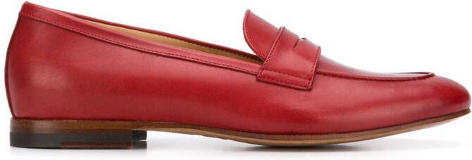 Scarosso Valeria penny loafers Red