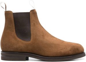 Scarosso William III suede Chelsea boots Brown