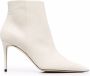 Scarosso x Brian Atwood Anya leather ankle boots Neutrals - Thumbnail 1