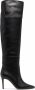 Scarosso x Brian Atwood Carra leather boots Black - Thumbnail 1