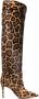 Scarosso x Brian Atwood Carra leopard-print boots Brown - Thumbnail 1