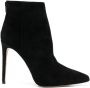 Scarosso x Brian Atwood Fabi suede ankle boots Black - Thumbnail 1
