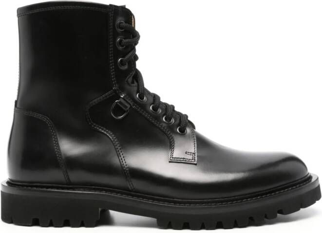 Scarosso x Nick Wooster IV leather boots Black