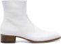 Scarosso x Warren Alfie Baker leather boots White - Thumbnail 1