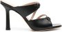 Scarosso Zoe strappy leather mules Black - Thumbnail 1