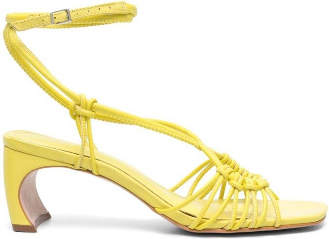 Schutz ankle strap sandals Yellow