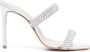 Schutz crystal-embellished leather sandals Silver - Thumbnail 1