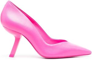 Schutz mid-heel pointed-toe pumps Pink