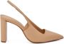 Schutz pointed-toe slingback leather pumps Neutrals - Thumbnail 1