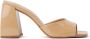 Schutz square-toe leather mules Neutrals - Thumbnail 1