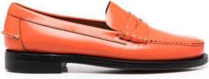 Sebago Dan leather loafers Orange
