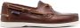 Sebago Docksides Portland leather boat shoes Brown - Thumbnail 1