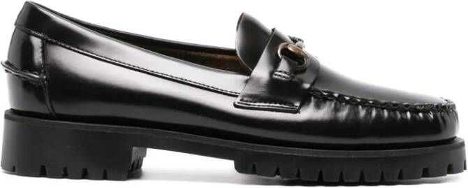 Sebago Joe decorative-plaque leather loafers Black