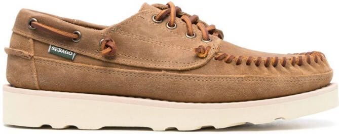 Sebago Keuka suede boat shoes Brown