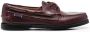 Sebago lace-up leather boat shoes Red - Thumbnail 1