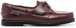 Sebago lace-up round toe loafers Red