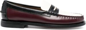 Sebago leather penny loafers Red