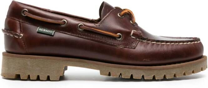 Sebago Ranger waxed boat shoes Brown