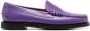 Sebago round-toe leather loafers Purple - Thumbnail 1