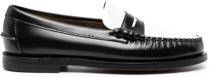 Sebago two-tone leather oxford shoes Black
