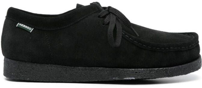 Sebago Wallabee leather loafers Black