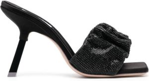 Sebastian Milano 110mm leather sandals Black