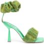 Sebastian Milano Cher 95mm crystal-embellished sandals Green - Thumbnail 1