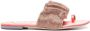 Sebastian Milano flat leather sandals Pink - Thumbnail 1