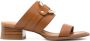 See by Chloé 45mm ring-detail leather mules Brown - Thumbnail 1