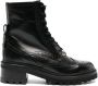 See by Chloé Aria lace-up leather boots Black - Thumbnail 1