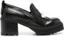 See by Chloé Aryel 70mm logo-charm loafers Black - Thumbnail 1