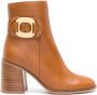 See by Chloé Chany 80mm ankle boots Brown - Thumbnail 1