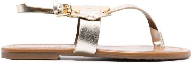 See by Chloé Chany metallic sandals Gold