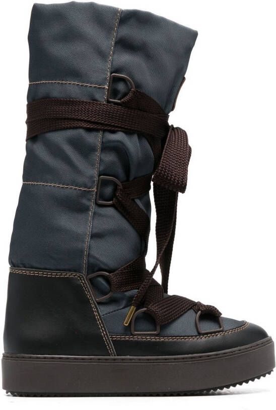 See by Chloé chunky lace-up boots Grey