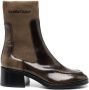 See by Chloé embroidered-logo ankle boots Brown - Thumbnail 1