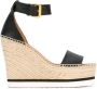 See by Chloé espadrille wedge sandals Black - Thumbnail 1