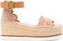 See by Chloé Glyn 50mm suede espadrilles Neutrals - Thumbnail 1